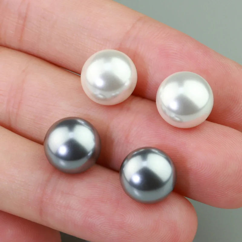 Lightweight Pearl Clip-On Earrings for women