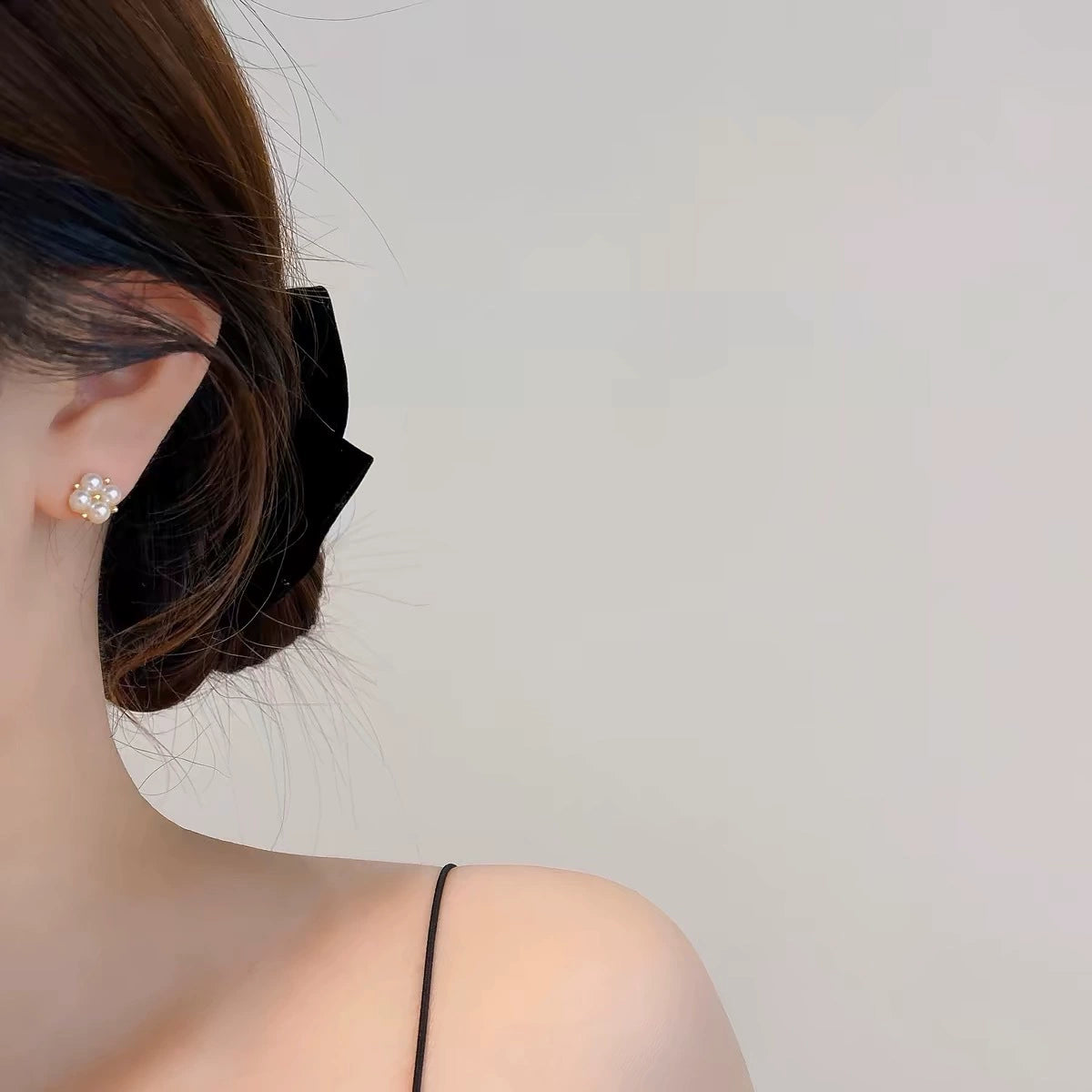 Romantic fake pearl clip on earrings for weddings and daily wear