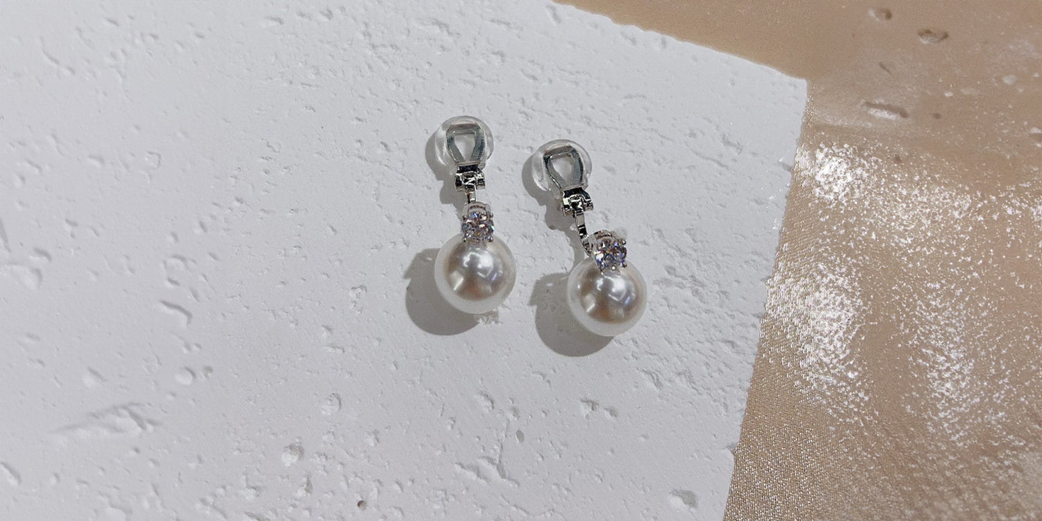 Clip On Pearl Earrings