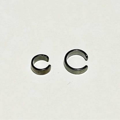 Bold Black Conch Ear Cuffs