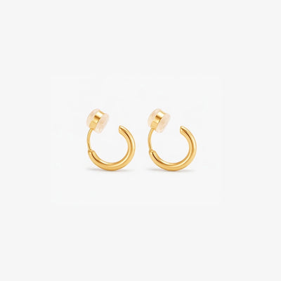 Orecchini a clip Huggie Hoop in oro