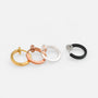 Lightweight and stylish Mini Clip-On Hoop Earrings for men, available in 13mm and 15mm diameter options.