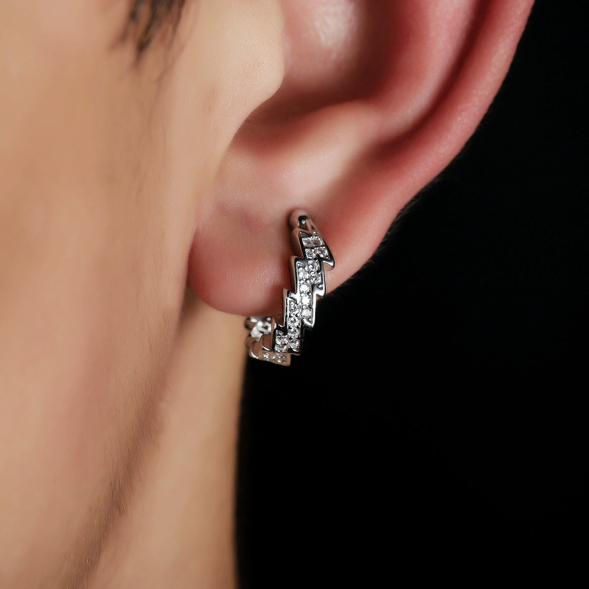 these earrings embody hip hop culture with a modern twist