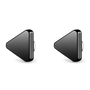 black stainless steel triangle magnetic ear studs for men offer a stylish and comfortable ear accessory option