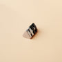 perfect pair of stainless steel silver magnetic ear studs with a triangle design for men's fashion