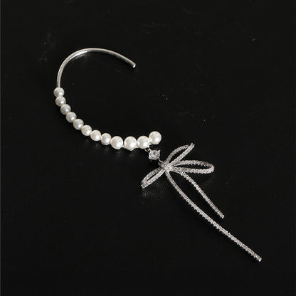 pearl ear wrap cuff earrings